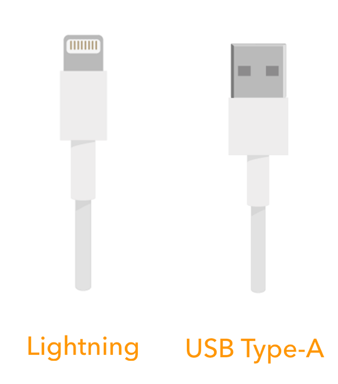 02 Airレジ Lightning - USB Type-A ケーブル
