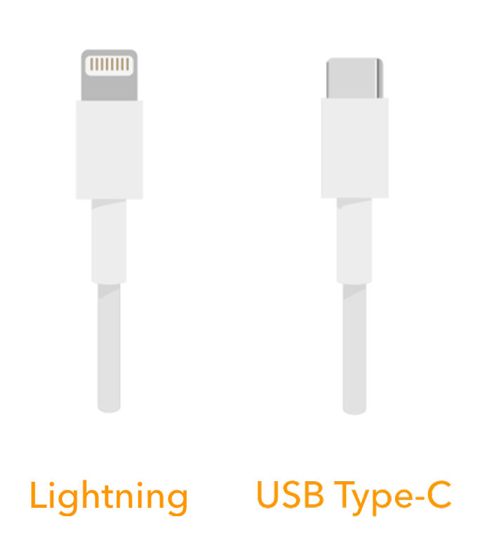 02 Airレジ Lightning - USB Type-C ケーブル